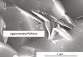 For the SiC with the 2.5 wt% and 3 wt% of Ti3C2 flakes of much higher thickness can be observed.